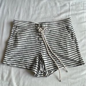 AERIE STRIPPED SHORTS